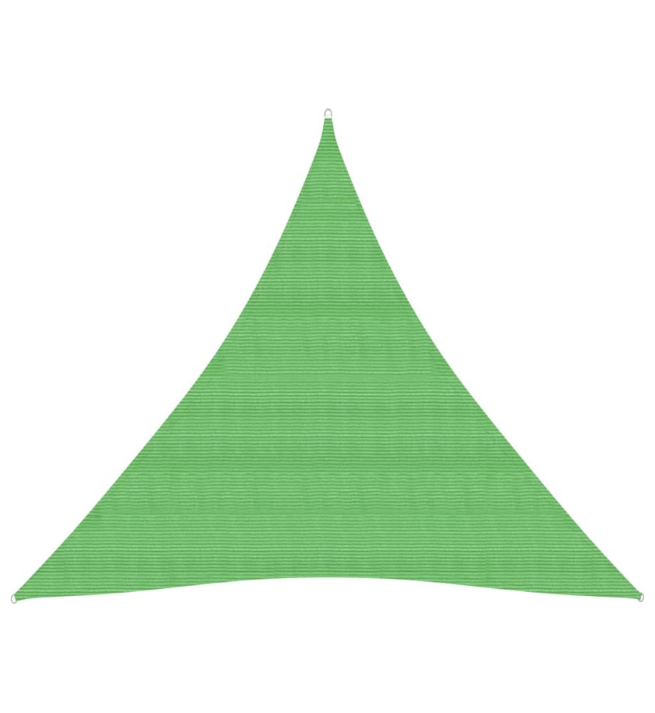 Voile d'ombrage 160 g/m² Vert clair 5x5x5 m PEHD