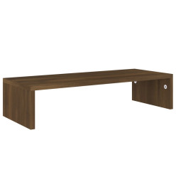 Support de moniteur Chêne marron 60x23,5x12cm Bois d'ingénierie