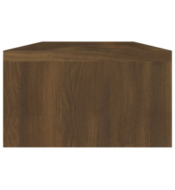 Support de moniteur Chêne marron 60x23,5x12cm Bois d'ingénierie