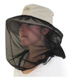 Travelsafe Chapeau de soleil anti-moustiques UPF 50+ Beige