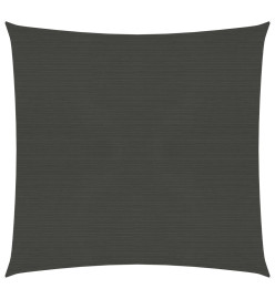 Voile d'ombrage 160 g/m² Anthracite 2,5x2,5 m PEHD