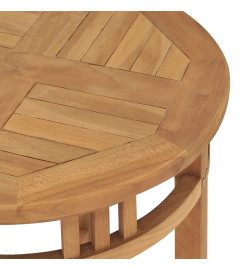 Table de bistro Ø60x60 cm Bois de teck solide