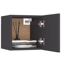 Meubles TV muraux 2 pcs Gris 30,5x30x30 cm