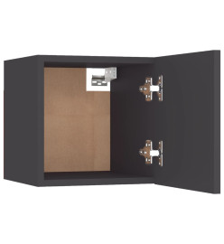 Meubles TV muraux 2 pcs Gris 30,5x30x30 cm