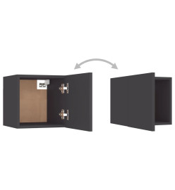 Meubles TV muraux 2 pcs Gris 30,5x30x30 cm