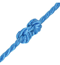 Corde torsadée Polypropylène 6 mm 200 m Bleu