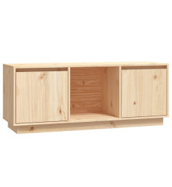 Meuble TV 110,5x35x44 cm Bois de pin massif