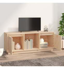 Meuble TV 110,5x35x44 cm Bois de pin massif