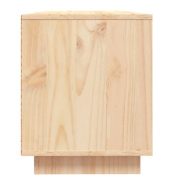 Meuble TV 110,5x35x44 cm Bois de pin massif