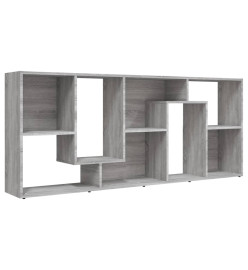 Bibliothèque Sonoma gris 67x24x161 cm Bois d'ingénierie