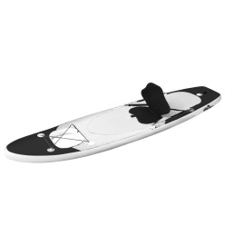 Ensemble de planche SUP gonflable Noir 300x76x10 cm