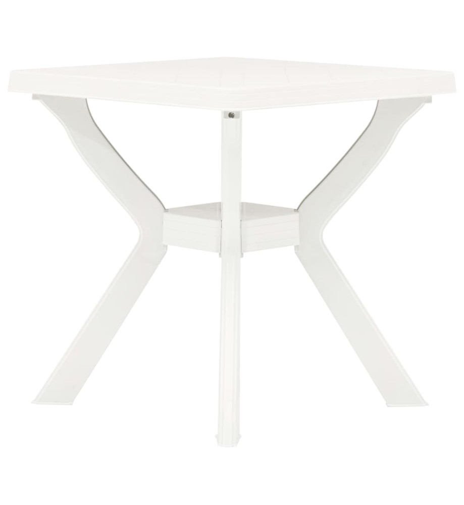 Table de bistro Blanc 70x70x72 cm Plastique Table de bistro Blanc 70x70x72 cm Plastique