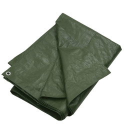 Bâche 180 g/m² 3x5 m Vert PEHD