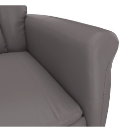 Fauteuil de massage Gris Similicuir