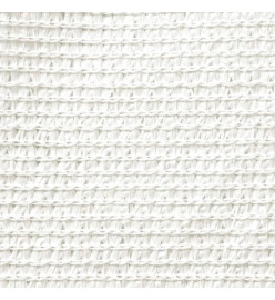 Voile d'ombrage PEHD Triangulaire 5 x 5 x 5 m Blanc