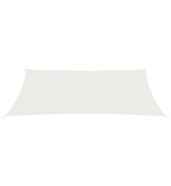 Voile d'ombrage 160 g/m² Blanc 3x4,5 m PEHD