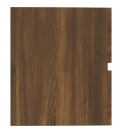 Armoire de lavabo Chêne marron 60x38,5x45 cm Bois d'ingénierie