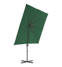 Parasol avec base portable Vert