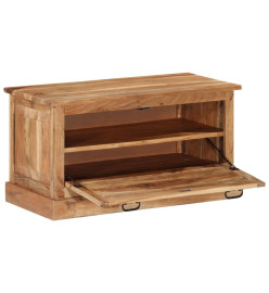 Banc de rangement de chaussures 85x40x45cm Bois d'acacia massif