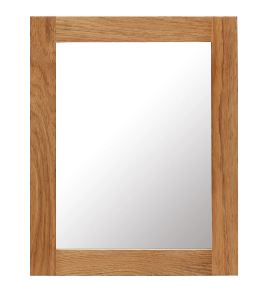 Miroir 40x50 cm Bois de chêne massif Miroir 40x50 cm Bois de chêne massif