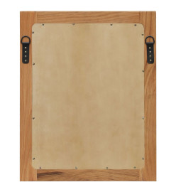 Miroir 40x50 cm Bois de chêne massif