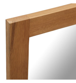 Miroir 40x50 cm Bois de chêne massif