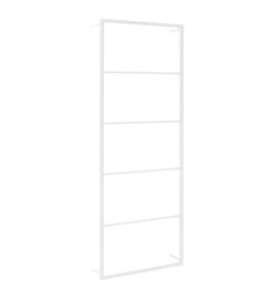 Porte-serviette Blanc 45x10x115 cm Acier