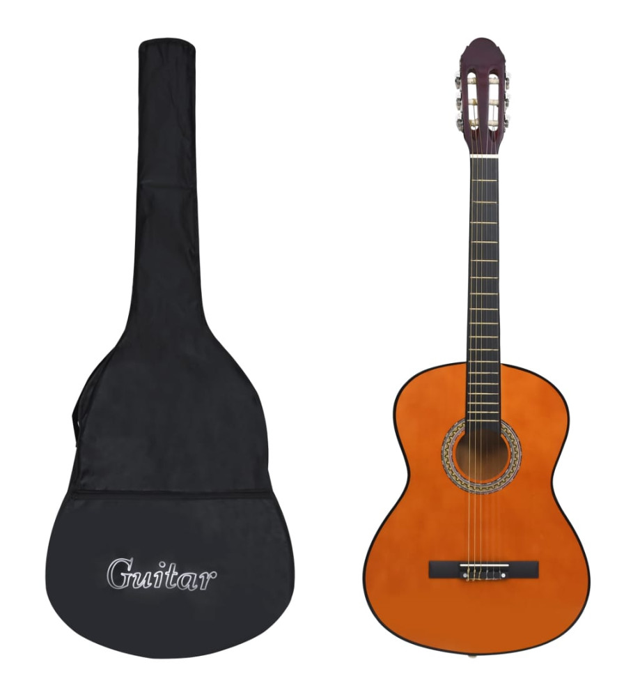 Guitare classique avec sac pour débutants 4/4 39"