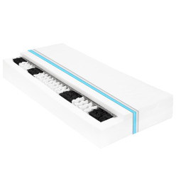 Matelas 120 x 200 cm 7 zones Ressort ensaché 20 cm H2