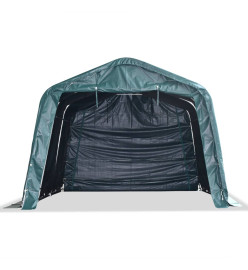 Tente amovible pour bétail PVC 550 g/m² 3,3 x 4,8 m Vert foncé