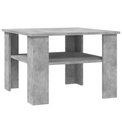 Table basse Gris béton 60 x 60 x 42 cm Aggloméré