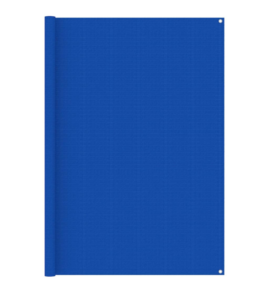 Tapis de tente 200x400 cm Bleu PEHD