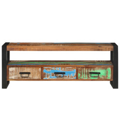 Meuble TV 120x30x45 cm Bois massif de récupération