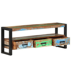 Meuble TV 120x30x45 cm Bois massif de récupération