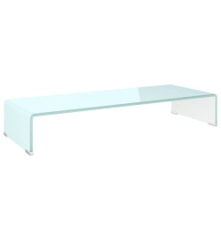 Meuble TV/Support pour moniteur 80x30x13 cm verre vert