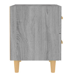 Tables de chevet 2 pcs Sonoma gris 40x35x47,5 cm