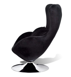 Fauteuil en forme d’œuf Noir