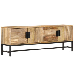 Meuble TV 140x30x50 cm Bois massif de manguier