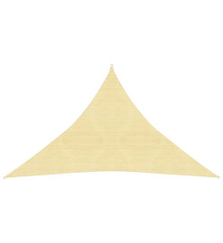 Voile d'ombrage 160 g/m² Beige 4x4x5,8 m PEHD