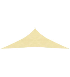 Voile d'ombrage 160 g/m² Beige 4x4x5,8 m PEHD