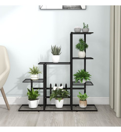 Support pour plantes 94,5x25x88 cm Noir Métal