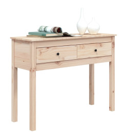 Table console 100x35x75 cm Bois massif de pin