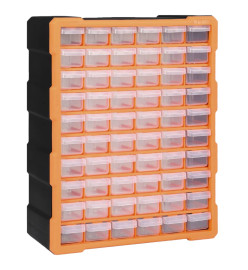 Organisateur multi-tiroirs avec 60 tiroirs 38x16x47,5 cm