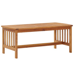 Salon de jardin 2 pcs avec coussins Bois d'acacia solide