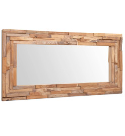 Miroir décoratif Teck 120 x 60 cm Rectangulaire