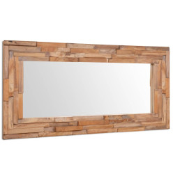 Miroir décoratif Teck 120 x 60 cm Rectangulaire