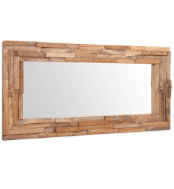 Miroir décoratif Teck 120 x 60 cm Rectangulaire