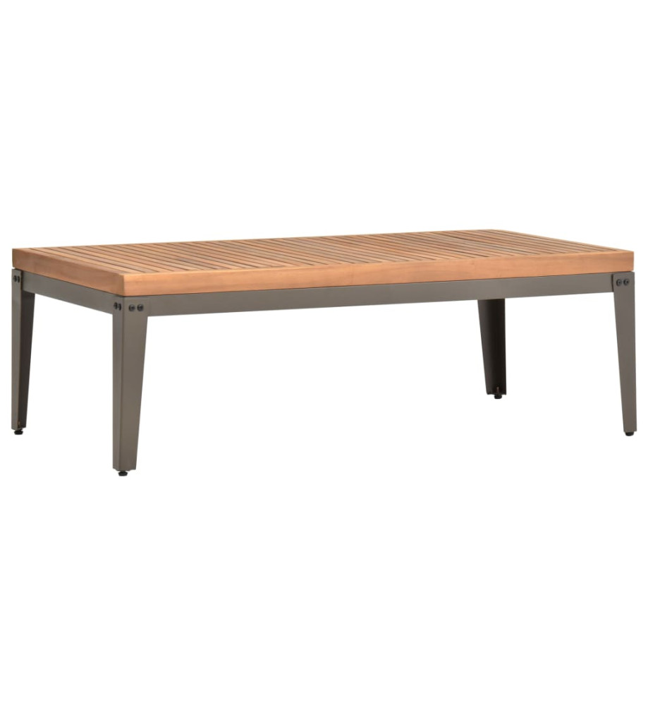 Table basse de jardin 110x55x36 cm Bois solide d'acacia