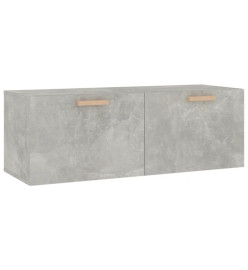 Armoire murale Gris béton 100x36,5x35 cm Bois d'ingénierie