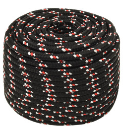 Corde de bateau Noir 14 mm 100 m Polypropylène